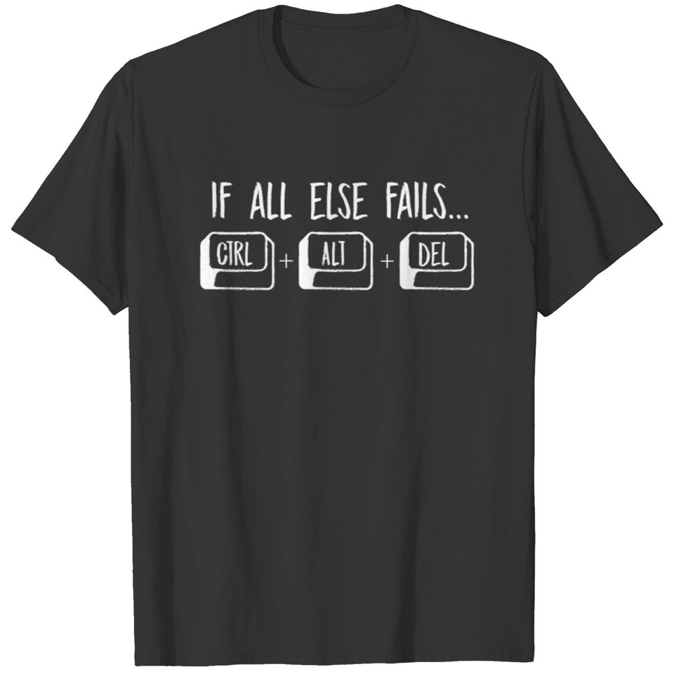 Nerd Ctrl Alt Del Computer Programmer Funny Gift T-shirt