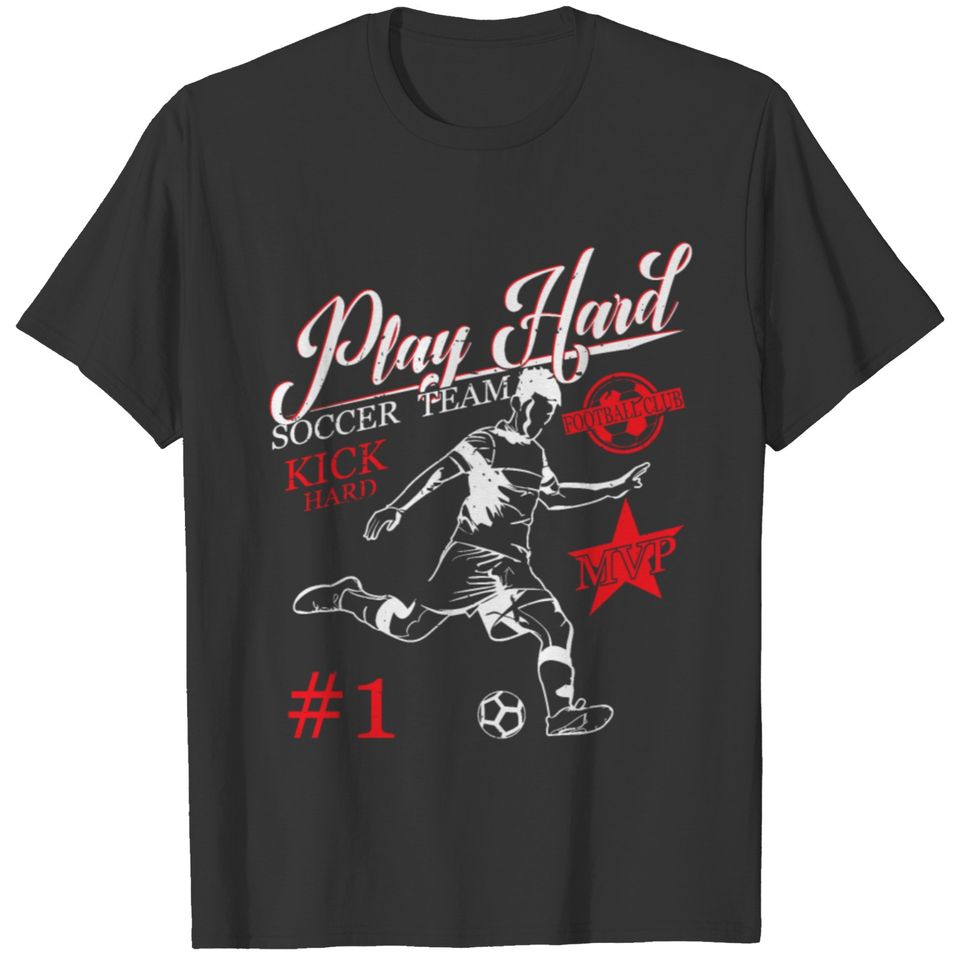 Soccer football player goal team shirt gift T-shirt
