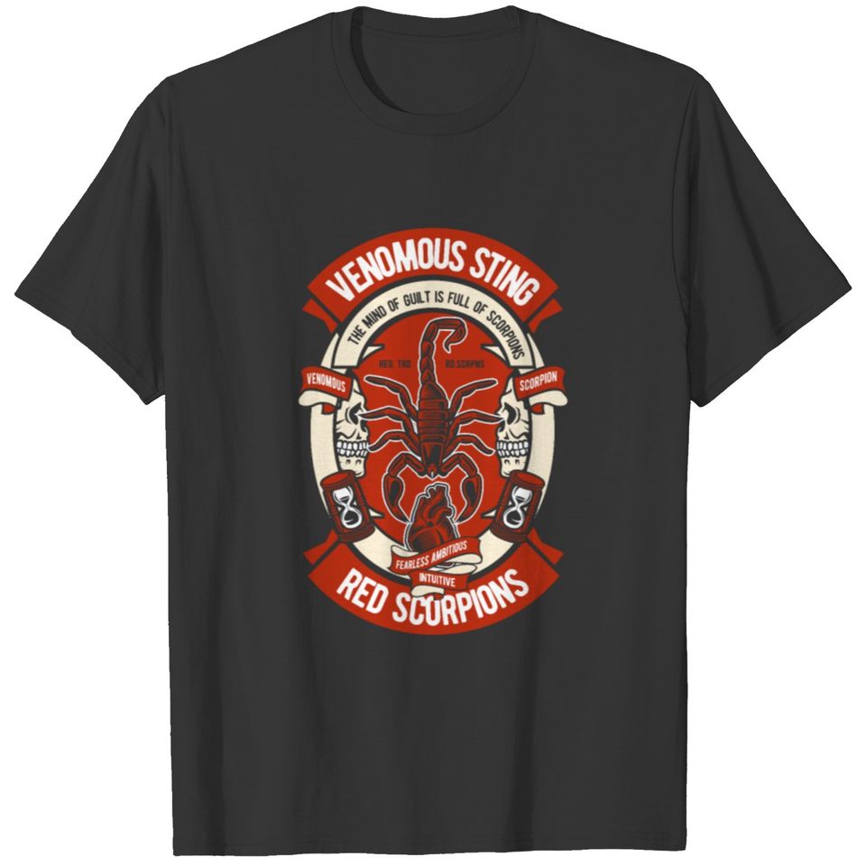 Scorpion Red Scorpions T-shirt