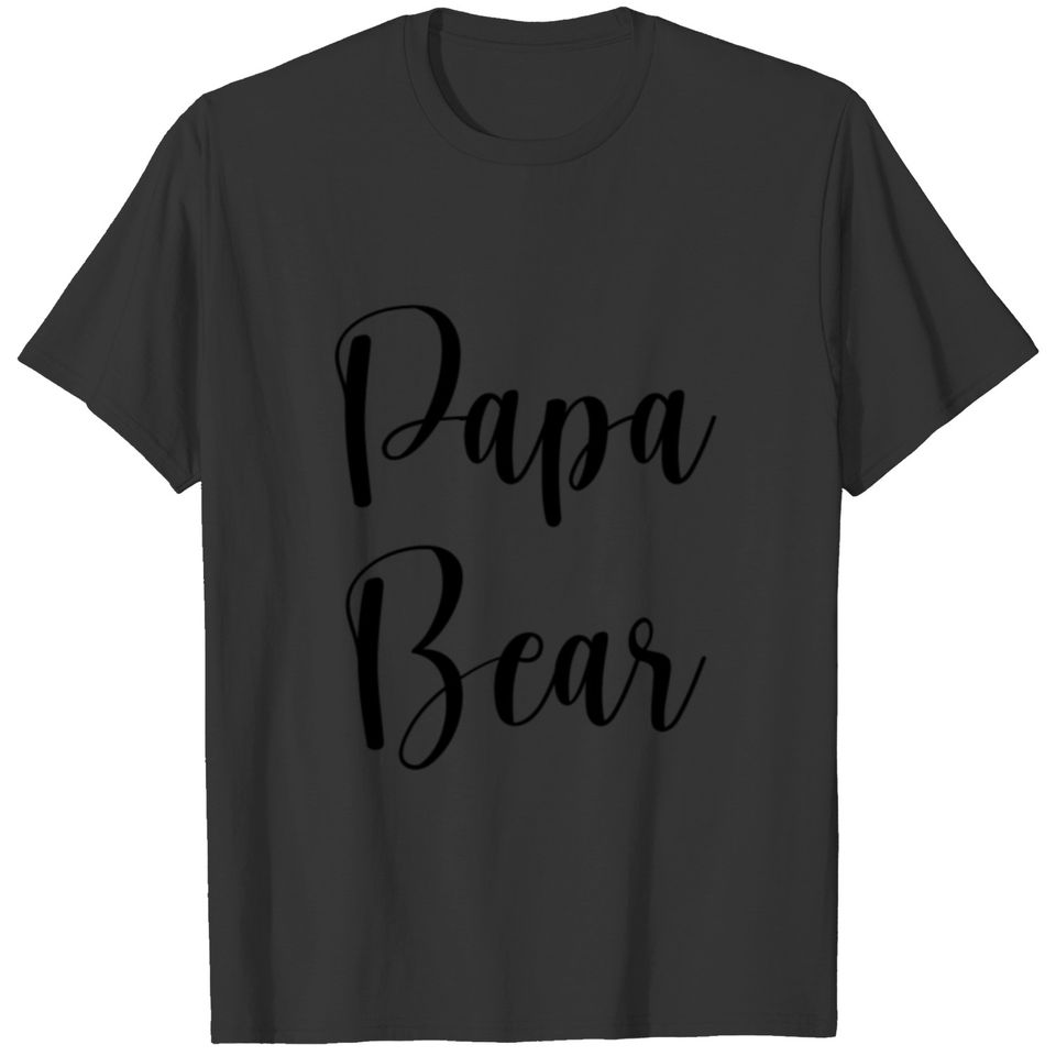 Papa Bear Shirt, gift for dad T-shirt