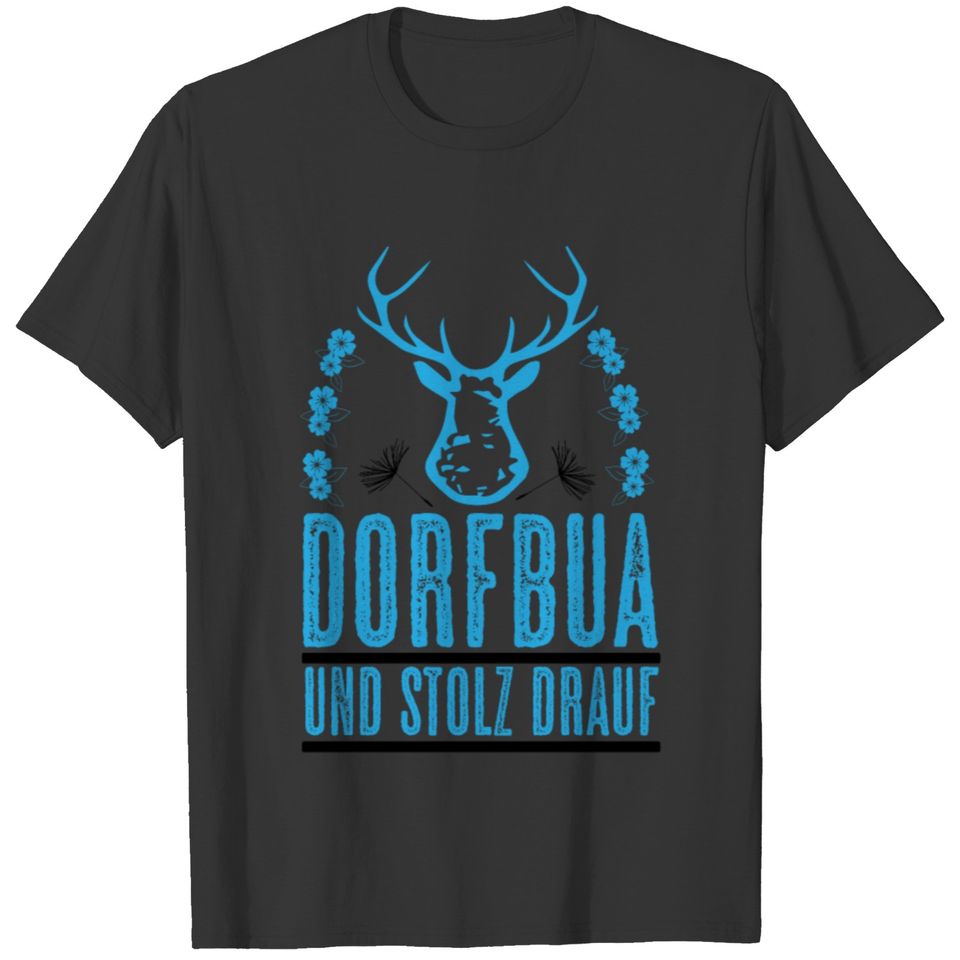 Dorfbua Dorfbub Dorfkinder Lederhosen T-shirt