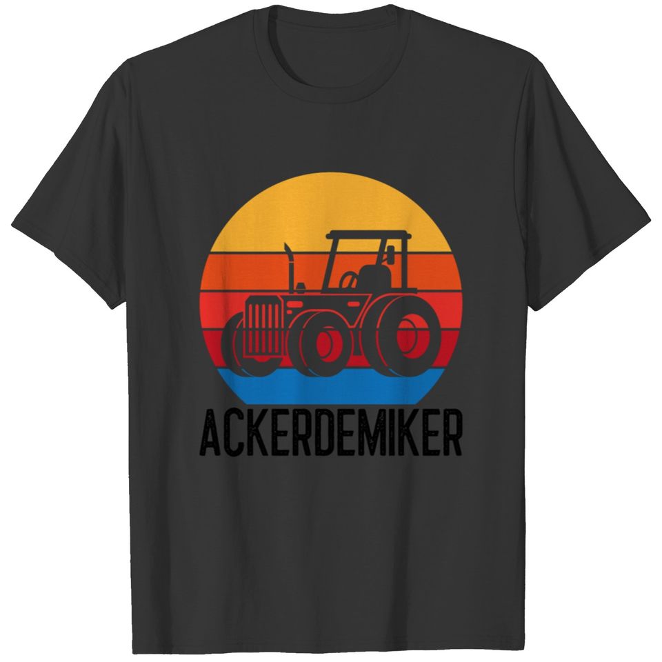 Farmdemiker tractor farmer gift T-shirt