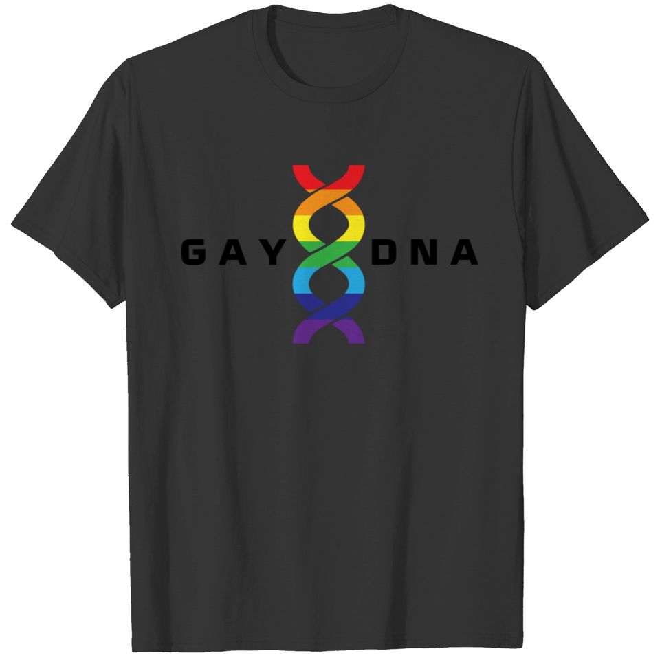 Gay DNA LGBT saying gift Pride rights T-shirt