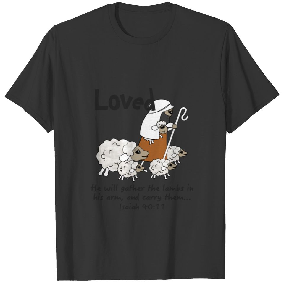 Christian Design Loved Sheep with the Good T-shirt