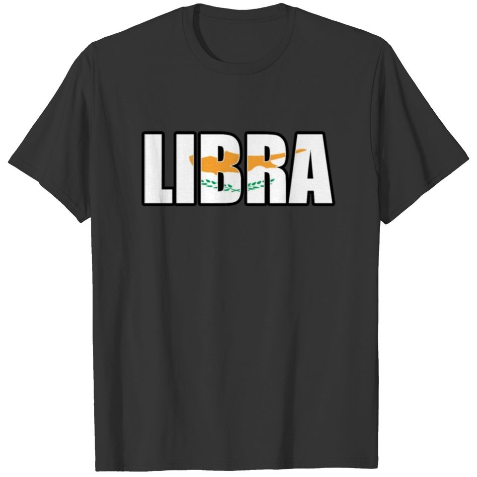 Libra Cypriot Horoscope Heritage DNA Flag T-shirt