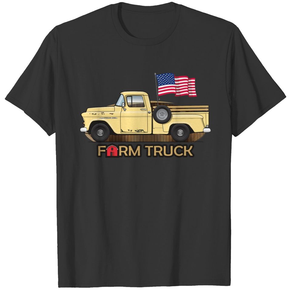 Farm Truck Cream medium T-shirt