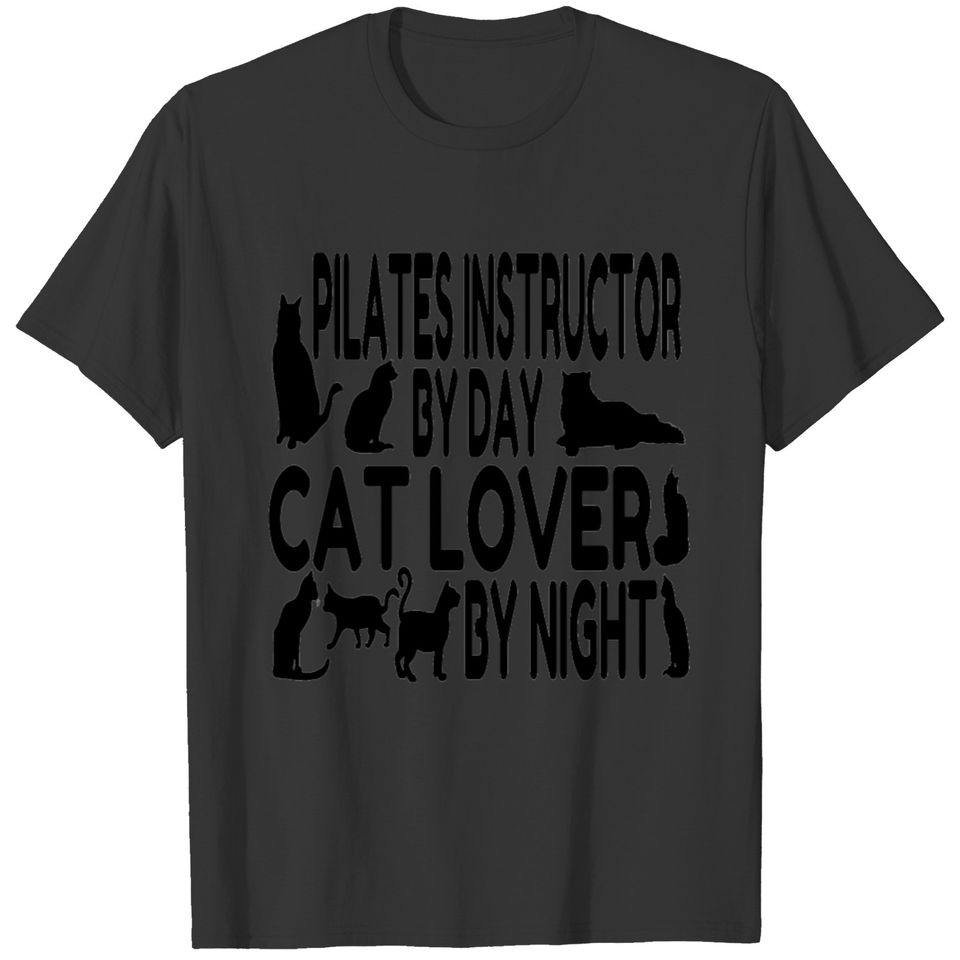 Pilates Instructor Loves Cats T-shirt