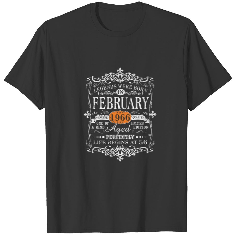 Legends Were Born In March 1966 56Th Birthday Gift T-shirt