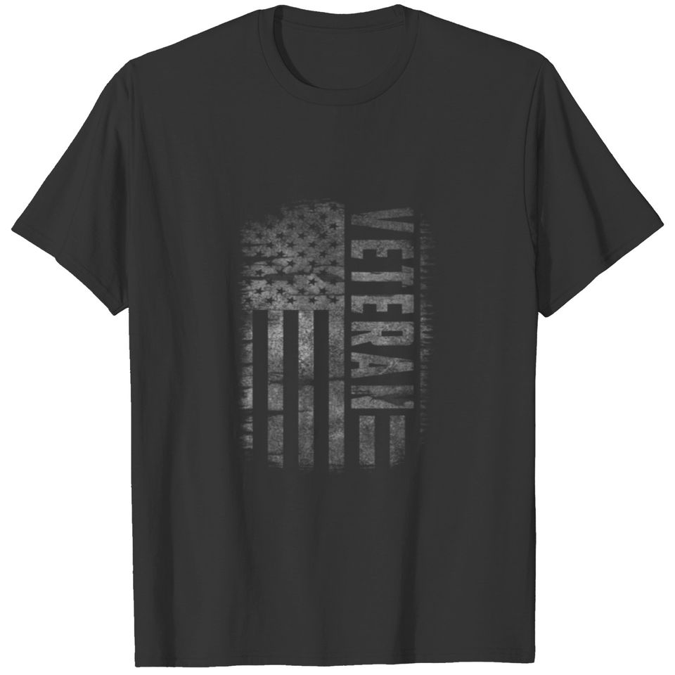 Veteran American Flag USA Patriotic Veterans Gift T-shirt