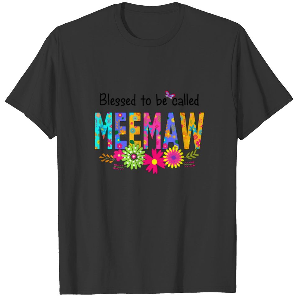 Womens - Blessed To Be Called Meemaw S T-shirt