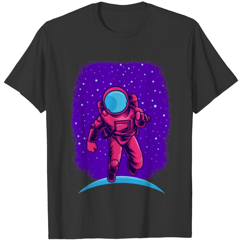 Astronaut Float In Space T-shirt