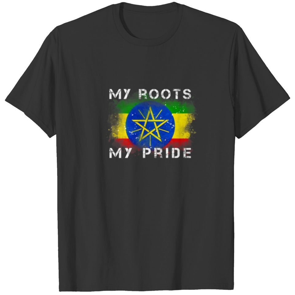 Ethiopia Flag Patriotic T-shirt