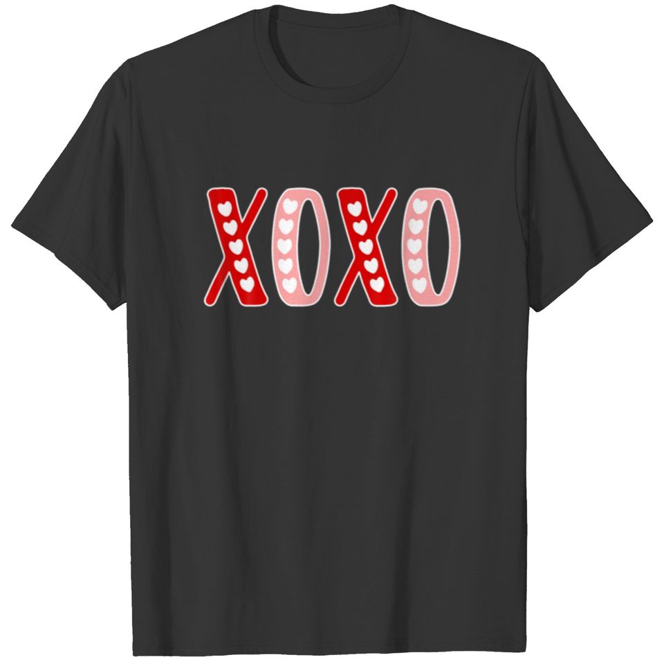 XOXO Sweet Love Valentine Heart Romantic Valentine T-shirt