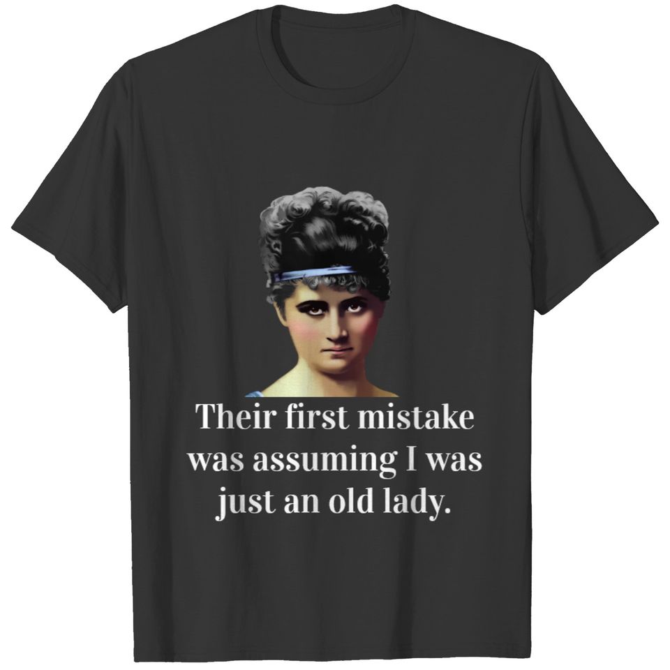 Fierce Woman Senior Women Power Vintage Lady T-shirt