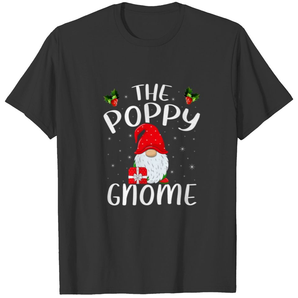 Matching Family Group Christmas The Poppy Gnome T-shirt