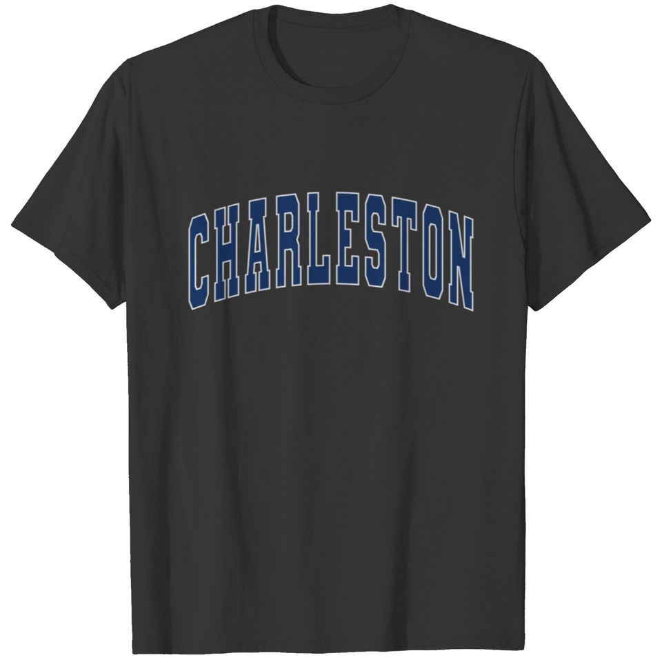 Charleston South Carolina Vintage Varsity College  Sweat T-shirt