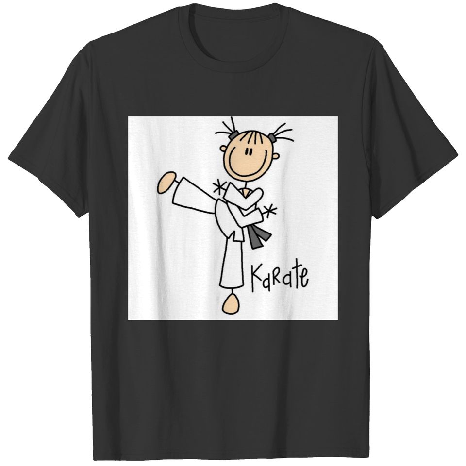 Stick Figure Karate T-shirt