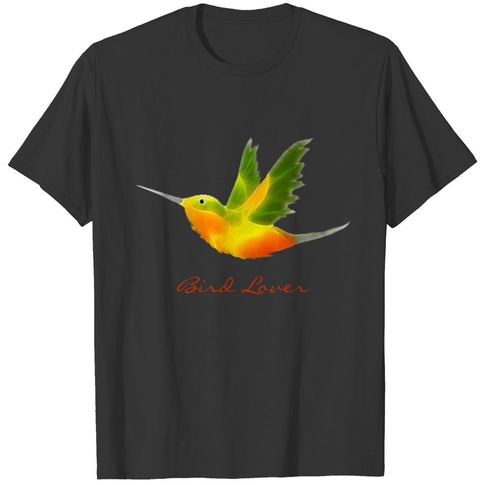 Hummingbird -sleeved T-shirt