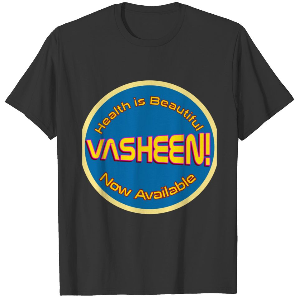 VASHEEN!  Blue Circle Vaccination Message T-shirt