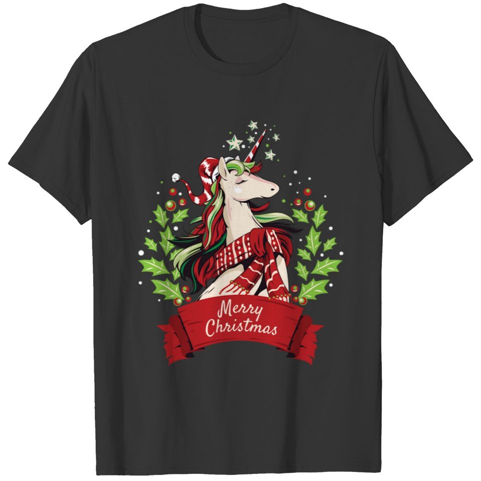 Magical Christmas Unicorn T-shirt