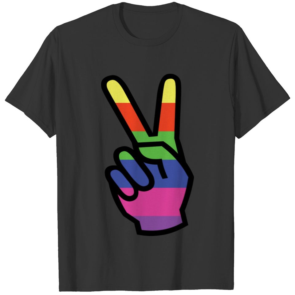 Peace hand sign T-shirt