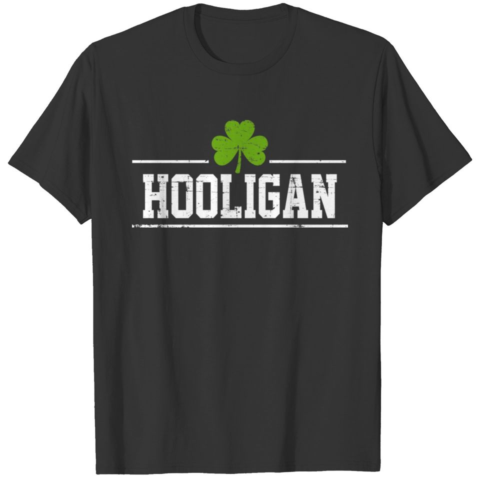Hooligan Shamrock St Patrick's Day T-shirt