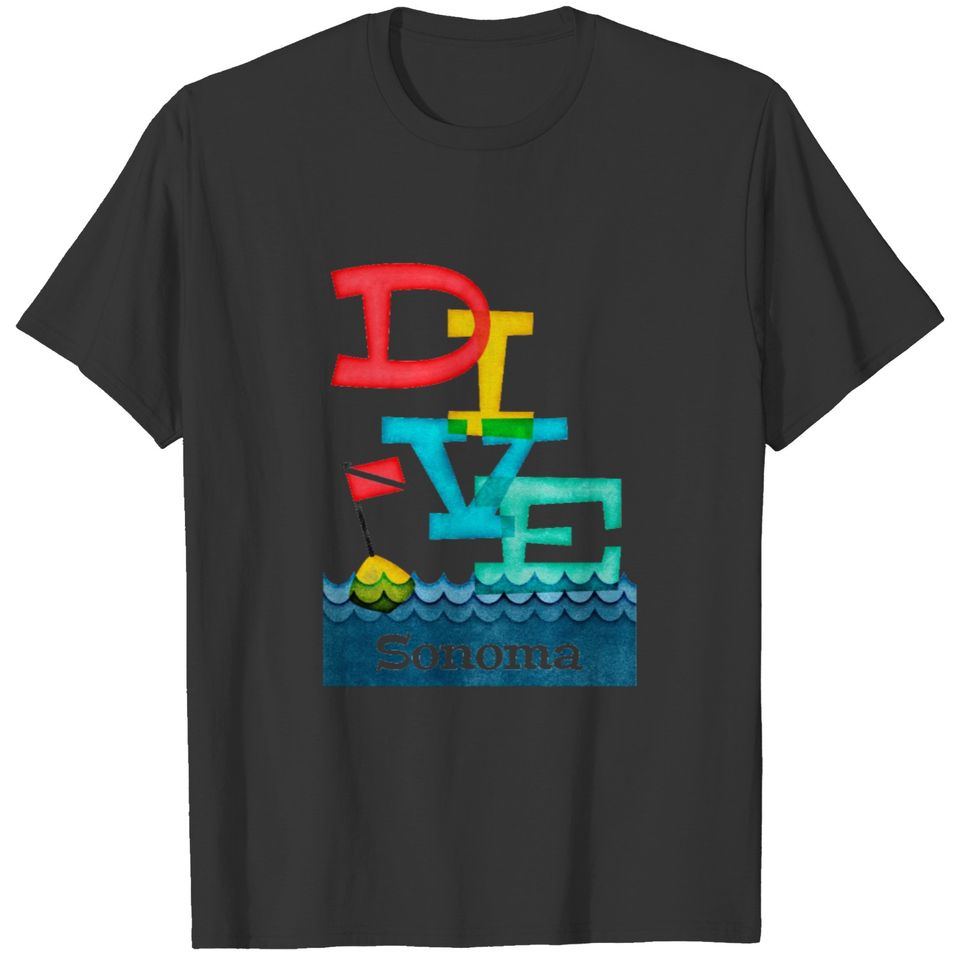 Sonoma Dive - Colorful Scuba T-shirt