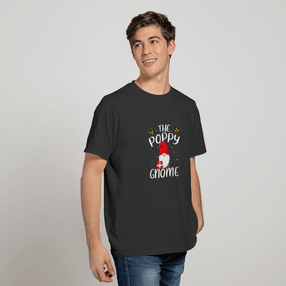 Matching Family Group Christmas The Poppy Gnome T-shirt