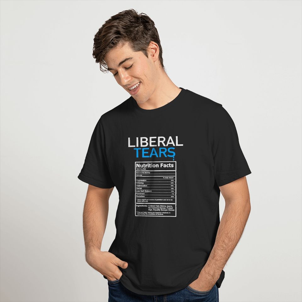 Liberal Tears Anti Liberal Pro Trump Republican Gift T-Shirt
