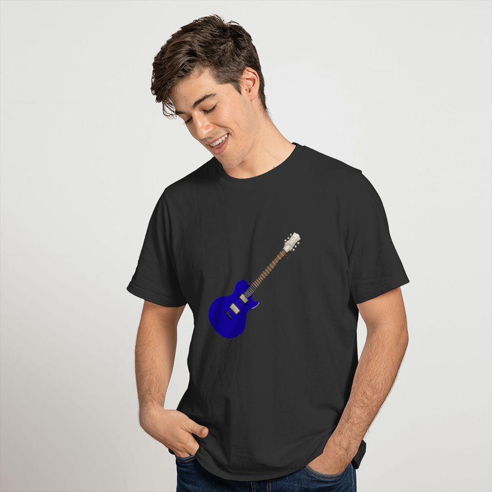 electric guitar blue graphic.png T-shirt