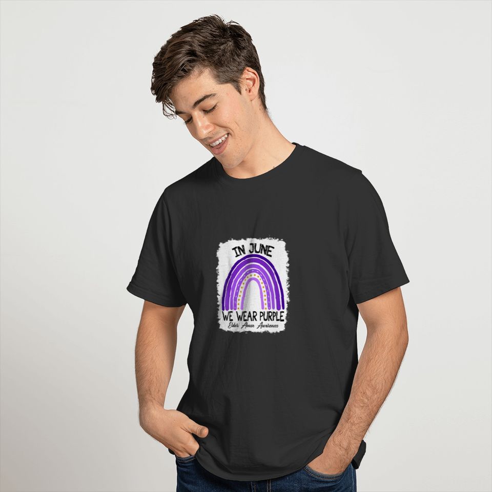 In June We Wear Purple World Elder Abuse Awareness T-shirt