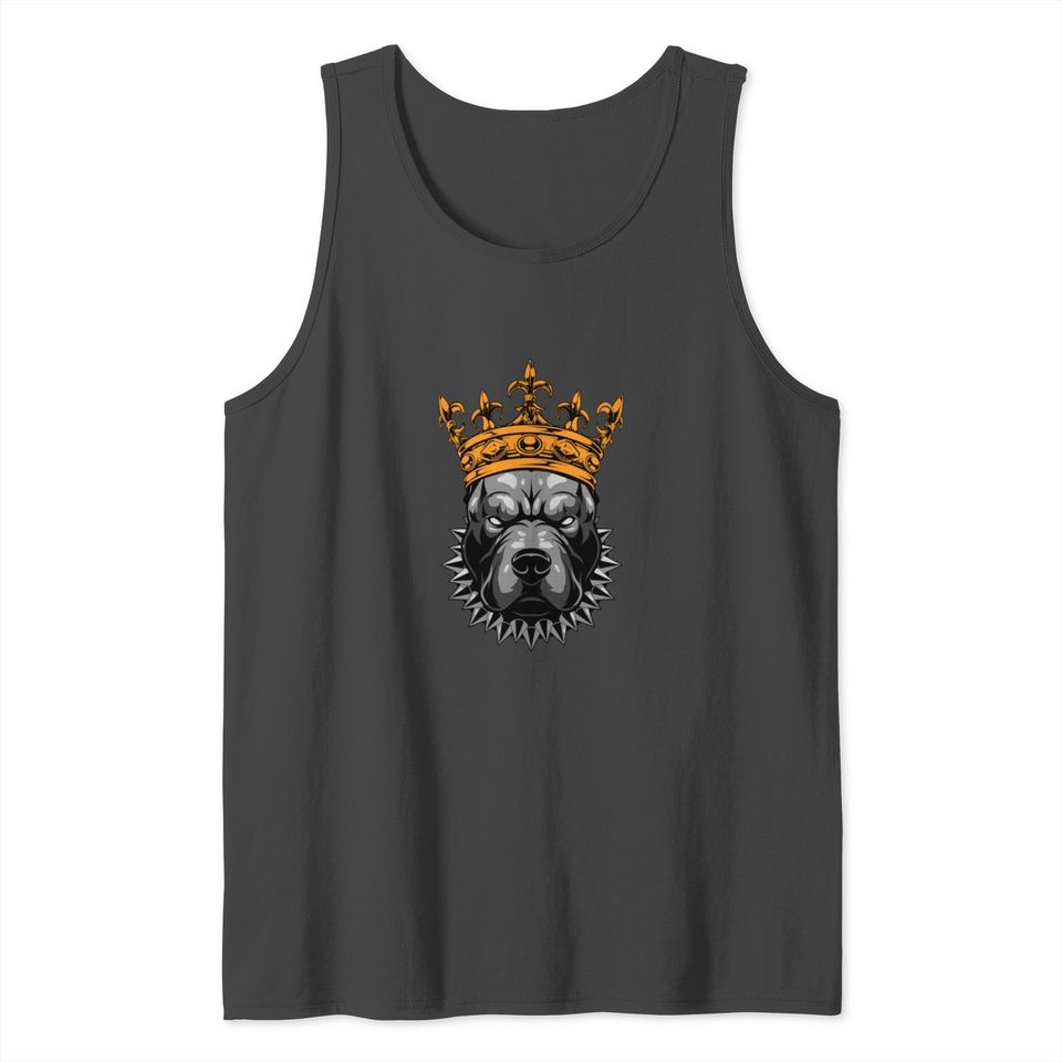 Dog Hound Pooch Beast Canine Doggy Puppy King Gift Tank Top