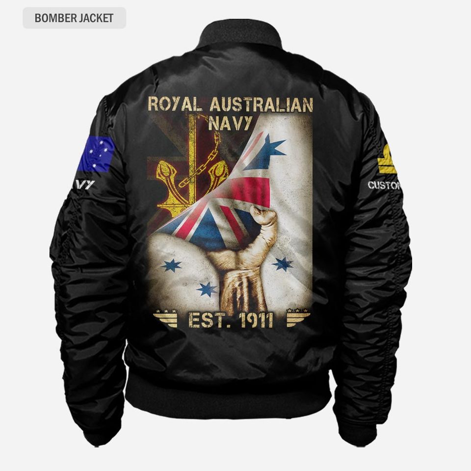 Customized Australian Military Branches – Bomber Jacket