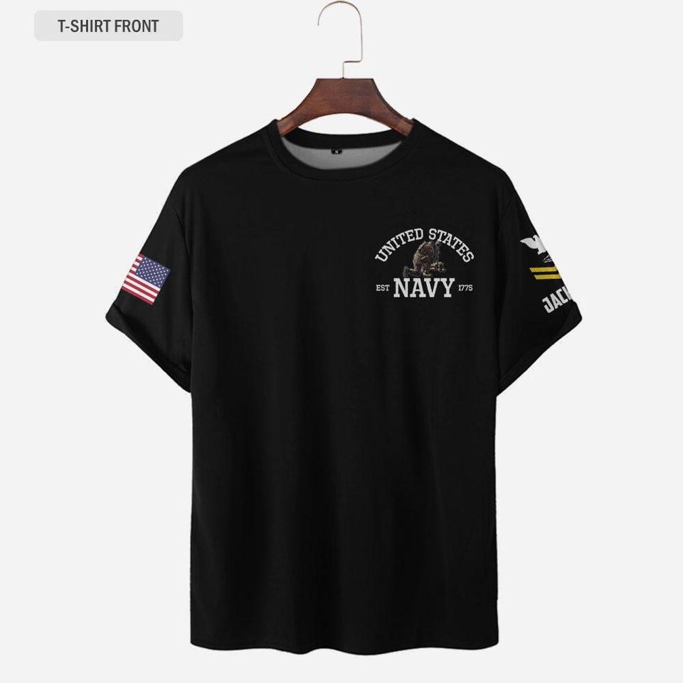 Memorial Day Veterans Day Navy Rating 3D T-Shirt