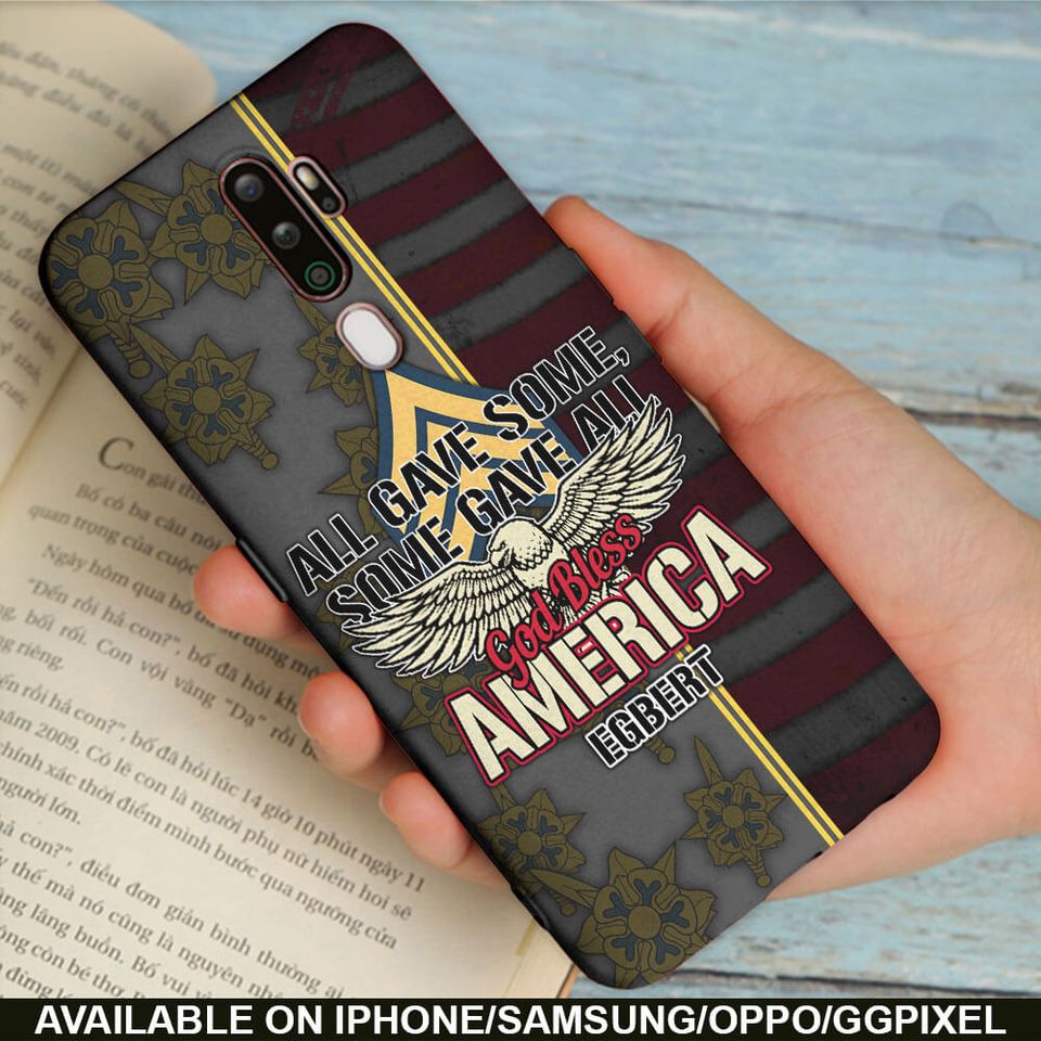 All Gave Some, Some Gave All, God Bless America Phone Case
