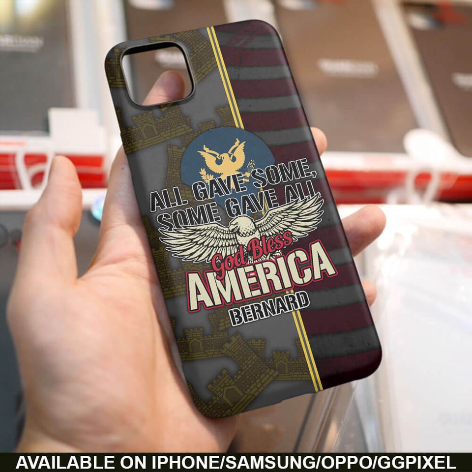 All Gave Some, Some Gave All, God Bless America Phone Case