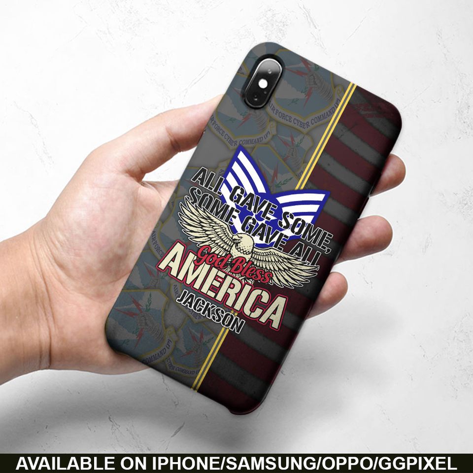 All Gave Some, Some Gave All, God Bless America Phone Case