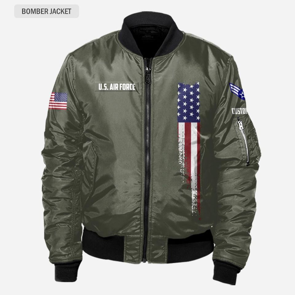 Customized USAF Wings – Son Of America Bomber Jacket