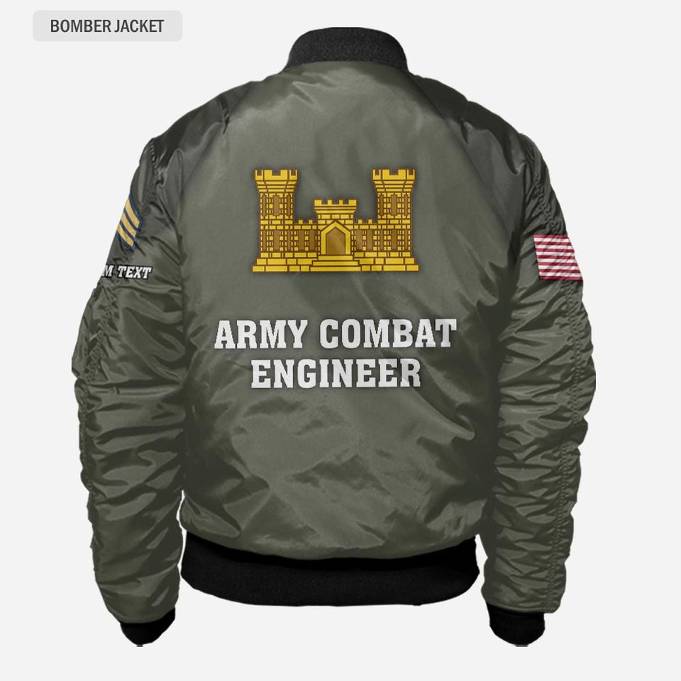 Customized Army Branches Bomber Jacket