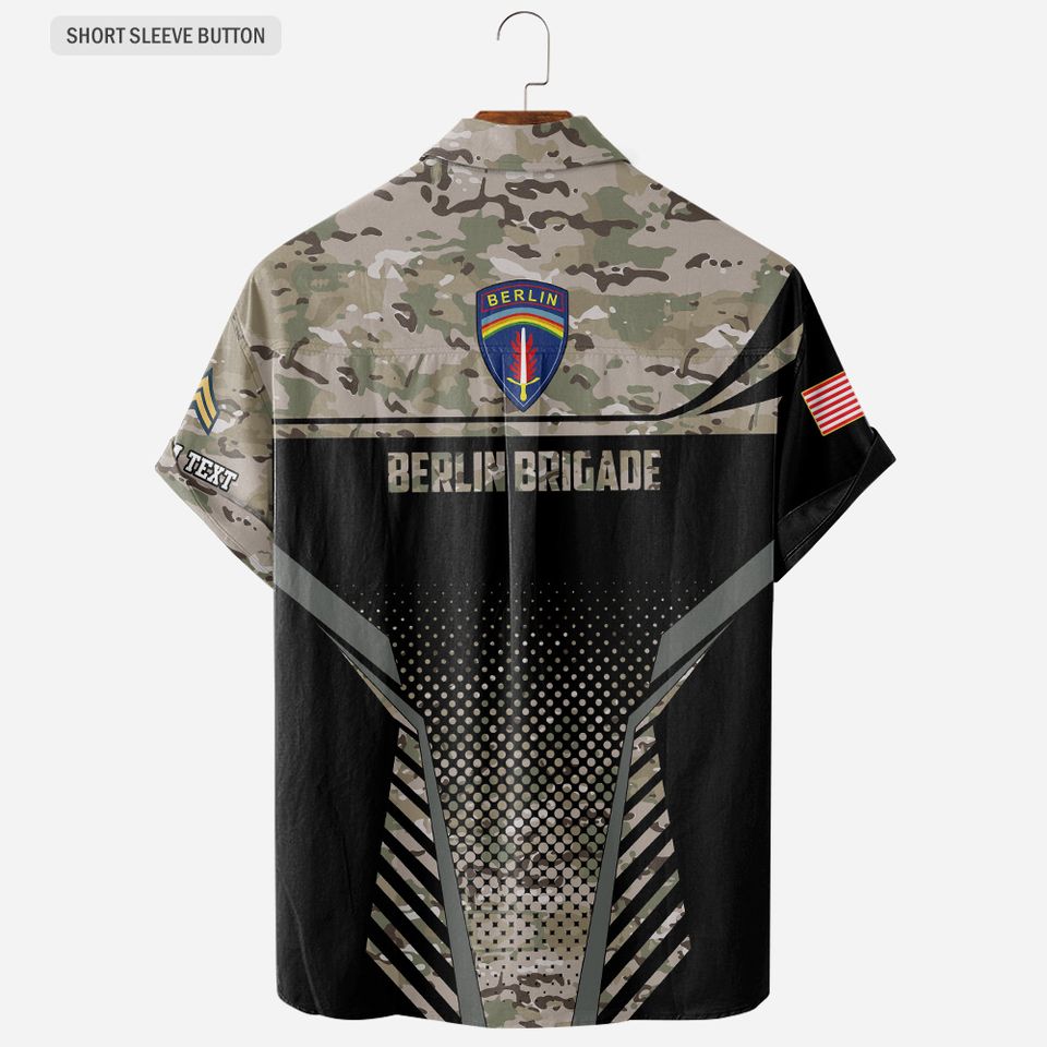 Customized Army divisions hawaiian shirt