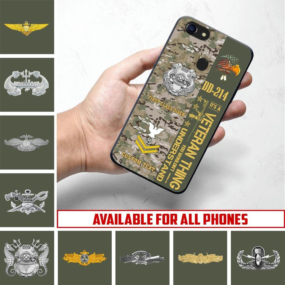 Customized US Navy Skill Badges Phone Case