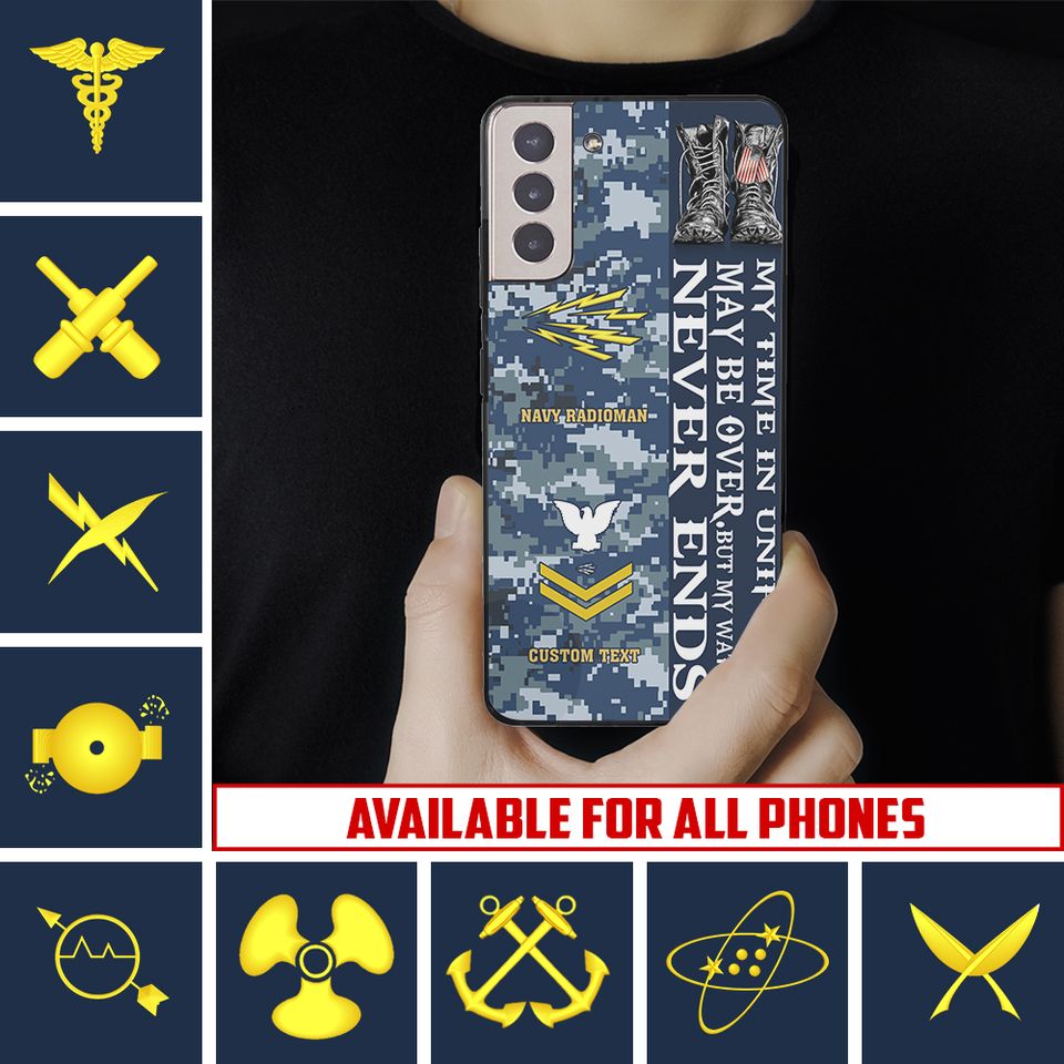 Customized US Navy Ratings Phone Case