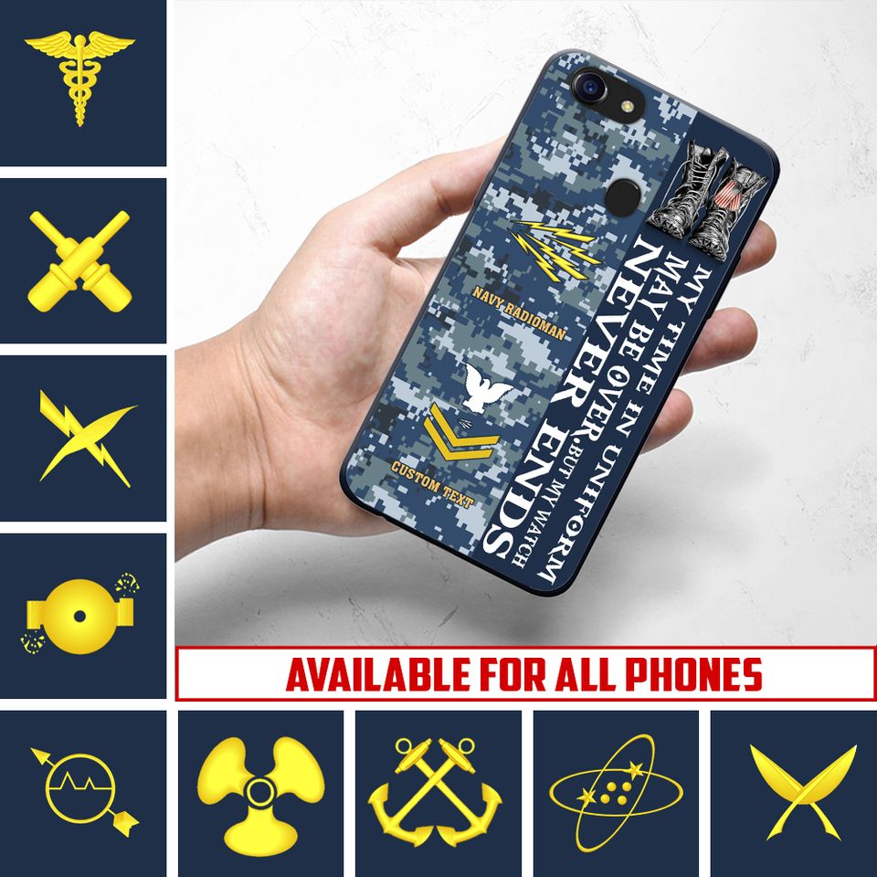 Customized US Navy Ratings Phone Case