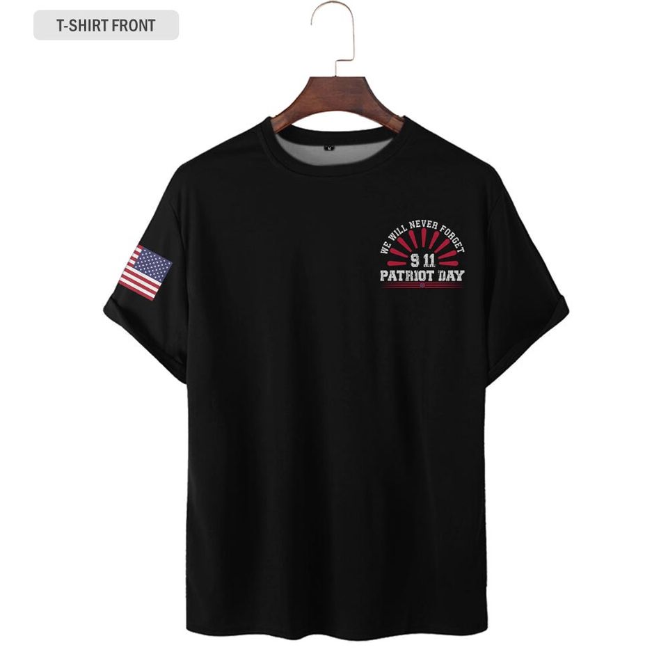 We Will Never Forget 9/11/01 3D shirt