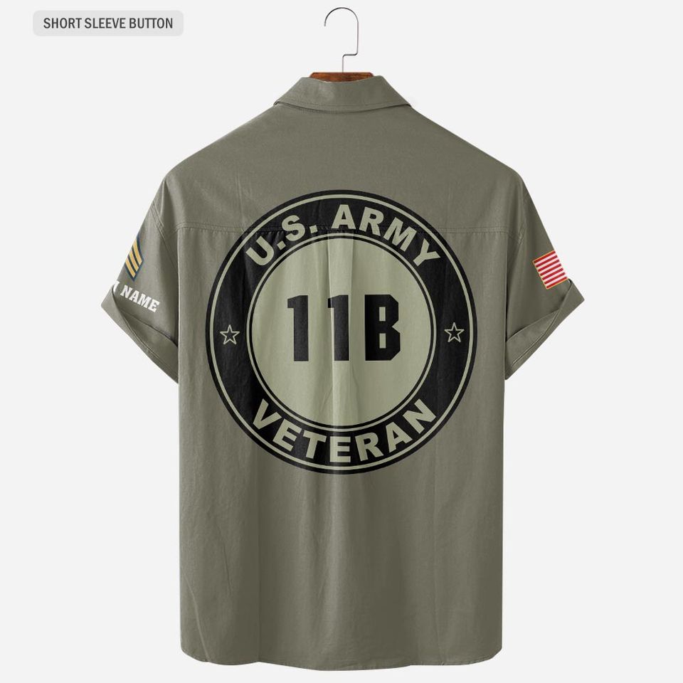 Customized U.S. Army MOS 3D shirts Hawaiian Shirt