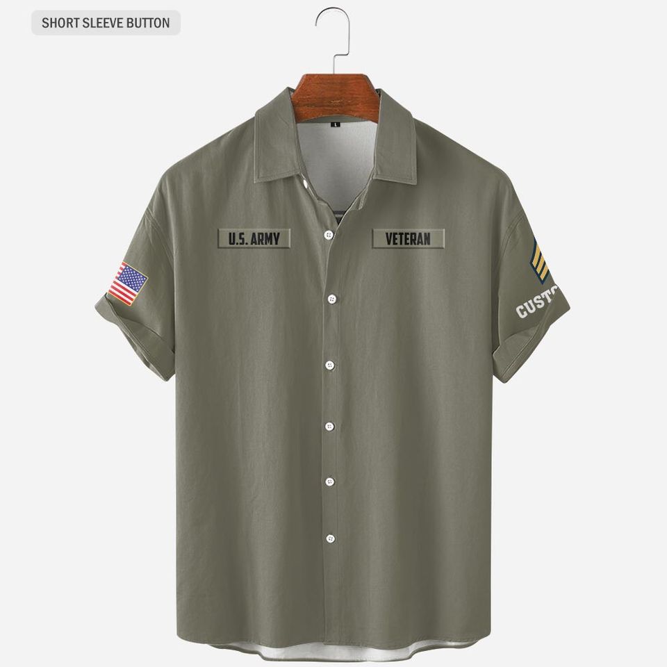 Customized U.S. Army MOS 3D shirts Hawaiian Shirt