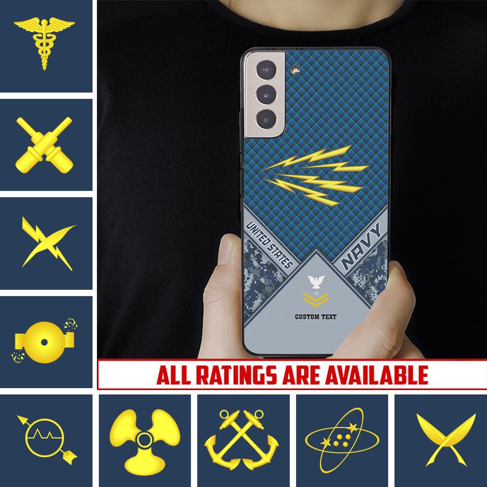 Customized US Navy Ratings Phone Case