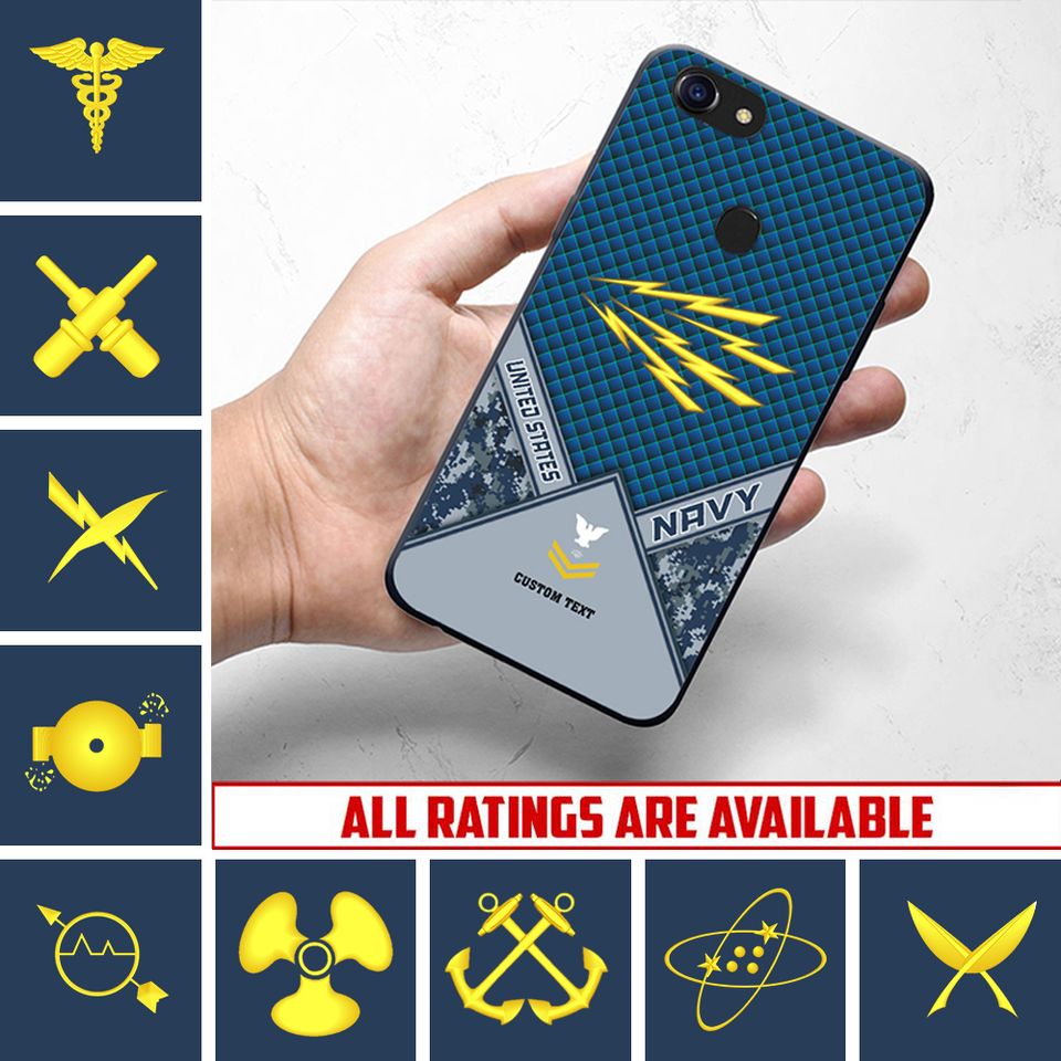 Customized US Navy Ratings Phone Case