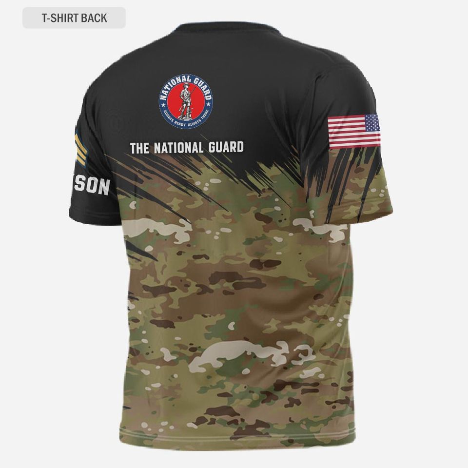 Custom 3D Camouflage T-Shirt