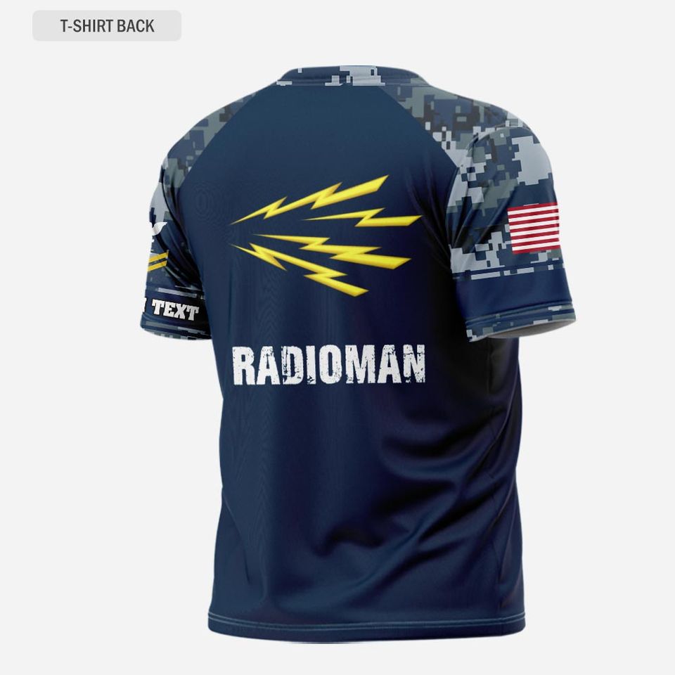 Customized Navy Ratings Camouflage 3D shirt
